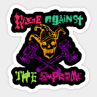 rage against the supreme 11 Sticker